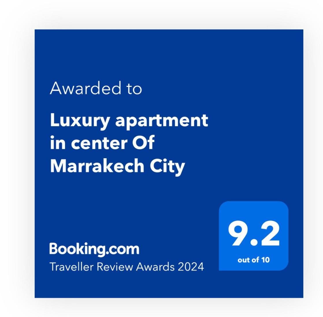 Luxury Apartment In Center Of Marrakech City Marrakesh Exterior photo